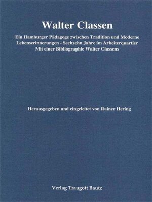 cover image of Walter Classen